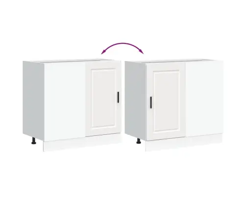 Köögi Aluskapp Porto, Valge, Tehispuit