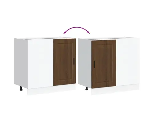 Köögi Aluskapp Porto, Pruun Tamm, Tehispuit