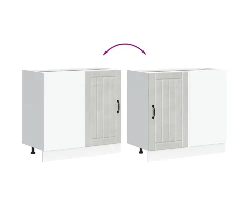 Virtuvės Apatinė Spintelė "Lucca" Betoninė Pilka