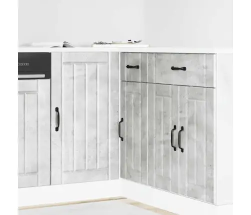 Virtuvės Apatinė Spintelė "Lucca" Betoninė Pilka