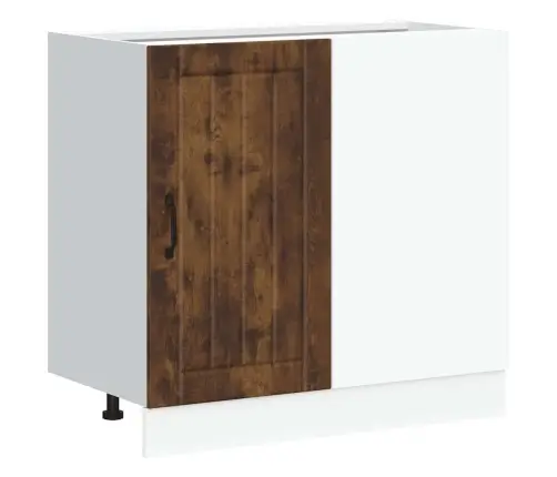 Köögi Alumine Kapp Lucca, Suitsutatud Tamm, Tehispuit