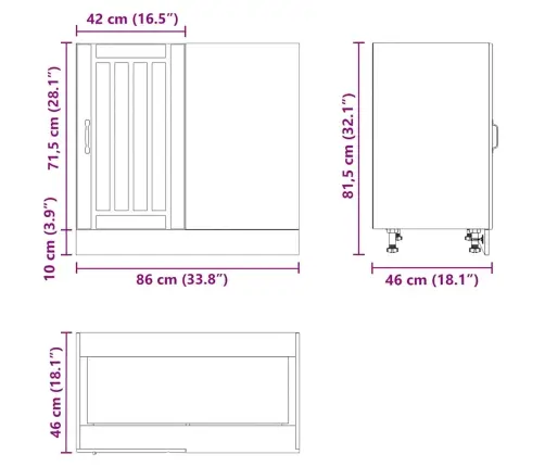Virtuves Apakšējais Skapis 