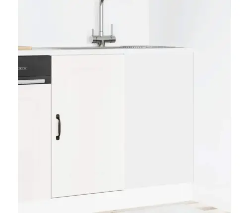 Virtuves Apakšējai Skapītis, Kalmar, Balts, Inženierijas Koks Vidaxl