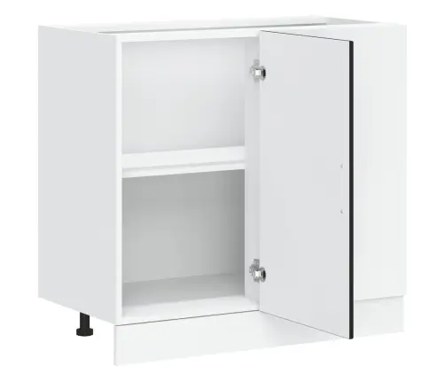 Virtuvės Spintelė, „Kalmar“, Juoda, Inžinerinė Mediena