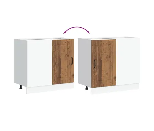 Virtuves Apakšējai Skapītis, Kalmar, Veca Koka Vidaxl