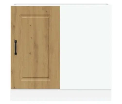 Virtuvės Spintelė, Kalmar, Artisano Ąžuolo, Apdirbta Mediena