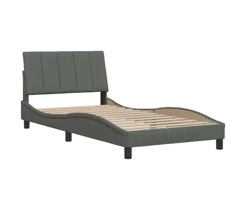 Lovos Rėmas Be Čiužinio, Hanko, Tamsiai Pilkas, 100X200cm Audinys