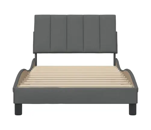 Lovos Rėmas Be Čiužinio, Hanko, Tamsiai Pilkas, 100X200cm Audinys