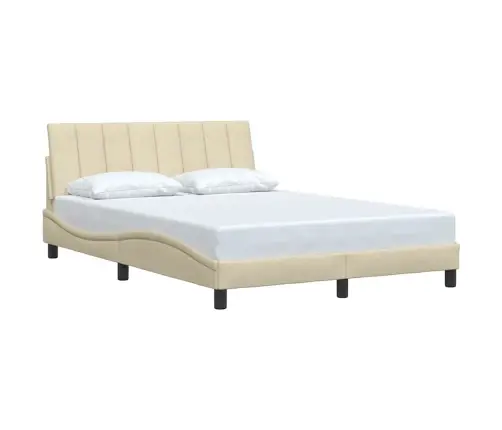 Lovos Rėmas Be Čiužinio, Hanko, Kreminės Spalvos, 140X190cm Audinys