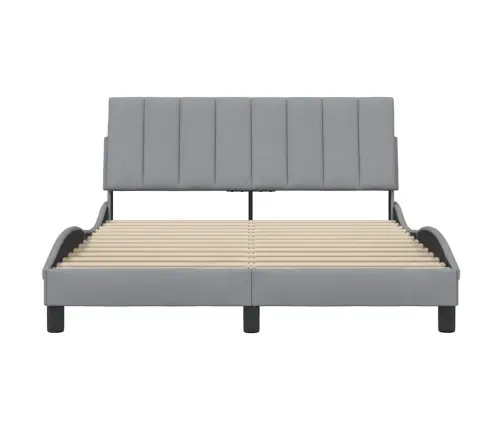 Lovos Rėmas Be Čiužinio, Hanko, Šviesiai Pilkas, 140X200cm Audinys