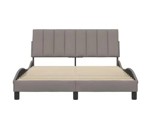 Lovos Rėmas Be Čiužinio, Hanko, Taupe Spalvos, 140X200cm Audinys