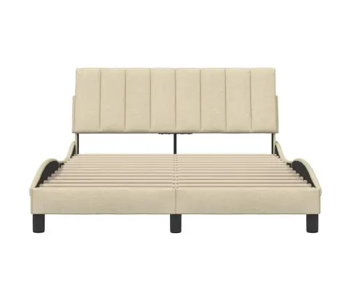 Lovos Rėmas Be Čiužinio, Hanko, Kreminės Spalvos, 140X200cm Audinys
