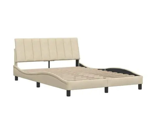 Lovos Rėmas Be Čiužinio, Hanko, Kreminės Spalvos, 140X200cm Audinys