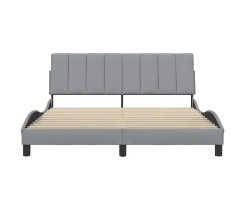 Lovos Rėmas Be Čiužinio, Hanko, Šviesiai Pilkas, 160X200cm Audinys