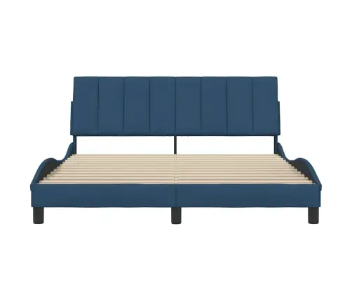 Voodiraam Ilma Madratsita Hanko, Sinine, 160X200 cm Kangas