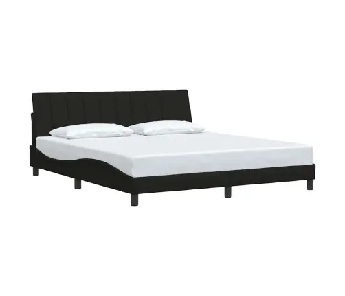 Voodiraam Ilma Madratsita Hanko, Must, 180X200 cm Kangas