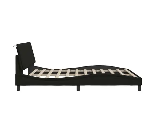 Voodiraam Ilma Madratsita Hanko, Must, 180X200 cm Kangas