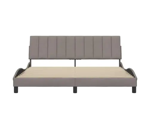 Lovos Rėmas Be Čiužinio, Hanko, Taupe Spalvos, 180X200cm Audinys