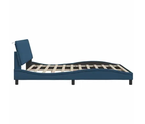 Lovos Rėmas Be Čiužinio, Hanko, Mėlynos Spalvos, 180X200cm Audinys