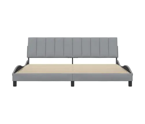 Voodiraam Ilma Madratsita Hanko, Helehall, 200 X 200 cm Kangas