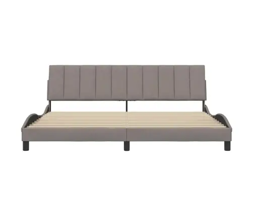 Lovos Rėmas Be Čiužinio, Hanko, Taupe Spalvos, 200X200cm Audinys