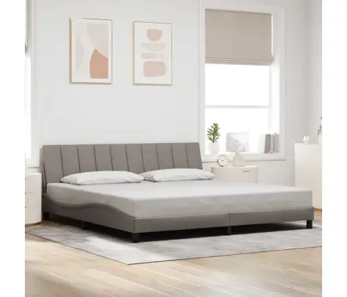 Lovos Rėmas Be Čiužinio, Hanko, Taupe Spalvos, 200X200cm Audinys