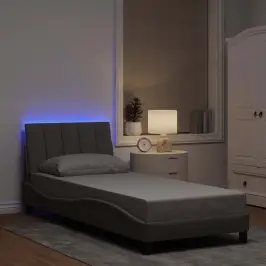 Lovos Rėmas Be Čiužinio, Hanko, Taupe, 90X200 cm Audinys