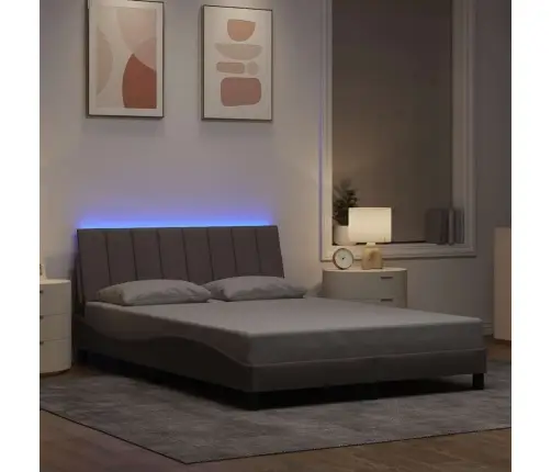 Voodiraam Ilma Madratsita Hanko, Pruunikashall, 140X200 cm Kangas