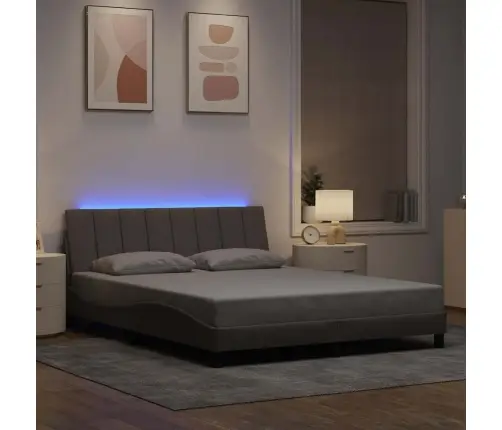 Voodiraam Ilma Madratsita Hanko, Pruunikashall, 160X200 cm Kangas