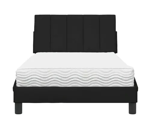 Lova Su Čiužiniu, Hanko, Juodos Spalvos, 100X200cm Audinys