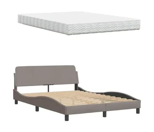 Voodi Madratsiga Hanko, Pruunikashall, 120X200 cm Kangas