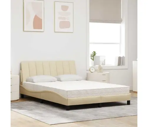 Voodi Madratsiga Hanko, Kreemjas, 120X200 cm Kangas