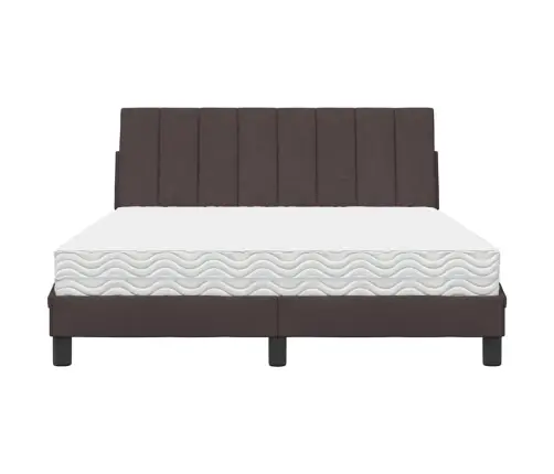 Voodi Madratsiga Hanko, Tumepruun, 140X190 cm Kangas