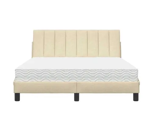 Voodi Madratsiga Hanko, Kreemjas, 140X200 cm Kangas