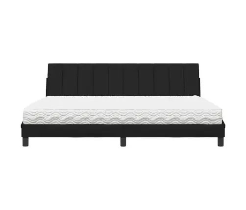 Lova Su Čiužiniu, Hanko, Juodos Spalvos, 200X200cm Audinys