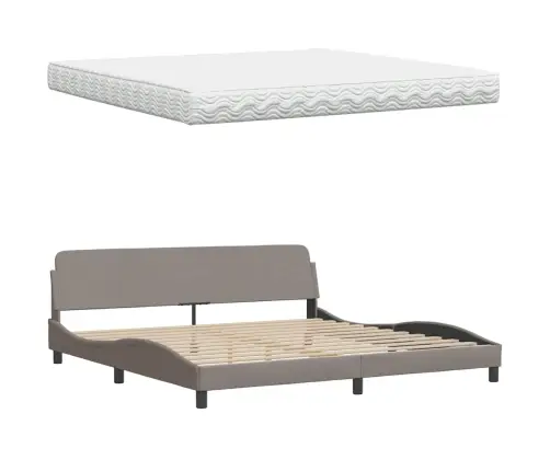 Voodi Madratsiga Hanko, Pruunikashall, 200 X 200 cm Kangas