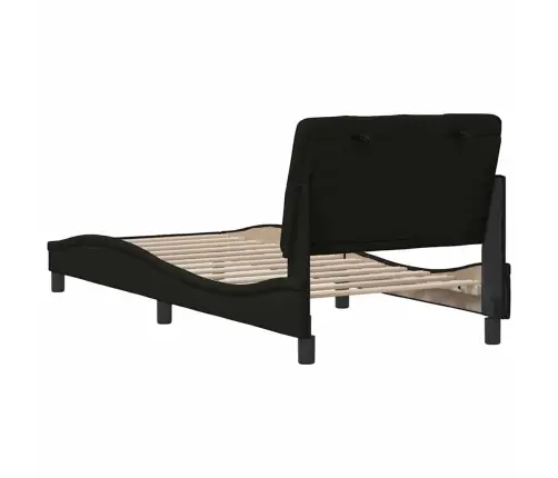 Voodiraam Ilma Madratsita , Must, 90X200cm Kangas