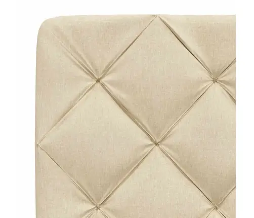 Lovos Rėmas Be Čiužinio, Kreminis, 90X200 cm Audinys