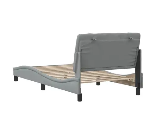 Voodiraam Ilma Madratsita, Helehall, 100X200 cm Kangas