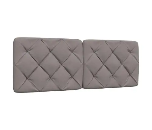 Gulta Bez Matrača, Pelēkbrūns, 140X190 Cm, Audums Vidaxl