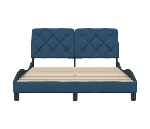 Voodiraam Ilma Madratsita, Sinine, 140X200 cm Kangas