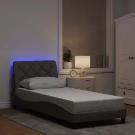 Voodiraam Led-Iga Ilma Madratsita, 90X200cm Kangas