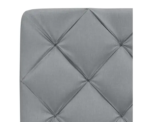 Gultas Rāmis Ar Led Bez Matrača, Gaiši Pelēks, 140X200 Cm Vidaxl