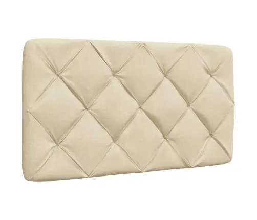 Gultas Rāmis Ar Matraci, Krēmkrāsas, 90X200 Cm, Audums Vidaxl