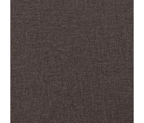 Gulta Ar Matraci, Tumši Brūna, 120X200 Cm, Audums Vidaxl