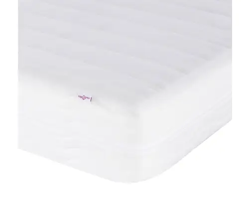 Gulta Ar Matraci, Pelēkbrūns Audums, 140X190 Cm Vidaxl