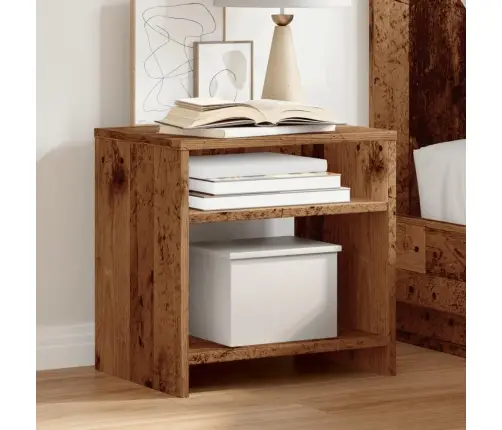 Naktsskapītis, Veca Koka, 40X30X40 Cm, Inženierijas Koks Vidaxl