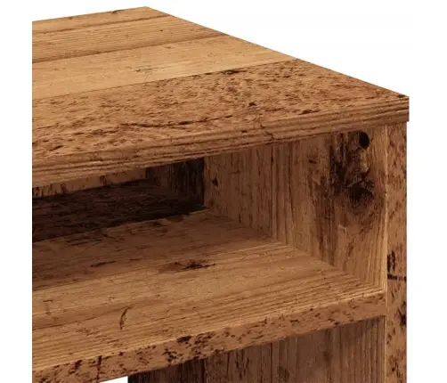 Naktsskapīši, 2 Gab., Veca Koka, 40X30X40 Cm, Inženierijas Koks Vidaxl