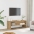 Tv Skapītis, Koka Krāsa, 100X40X40 Cm, Inženierijas Koks Vidaxl