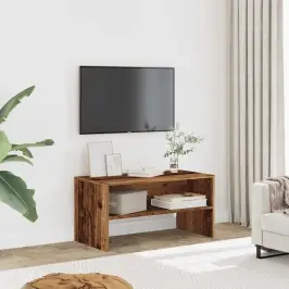 Tv Skapītis, 80X40X40 Cm, Veca Koka, Skaidu Plāksne Vidaxl